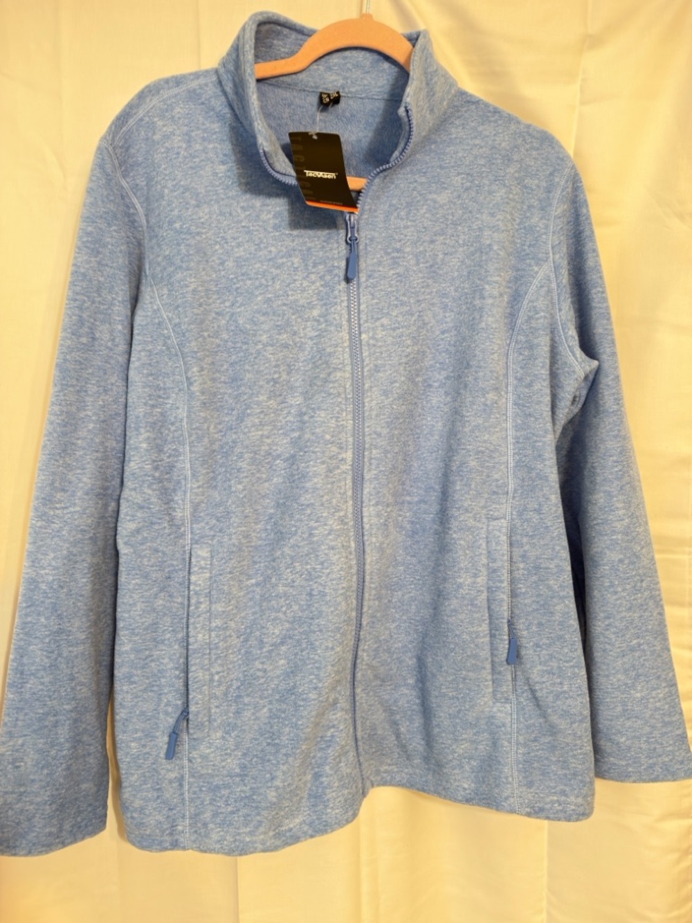 Light Blue Women's Full-Zip Jacket